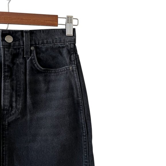 GRLFRND Amara Denim Maxi Pencil Skirt With Back Slit In Loleta Size 24 - Picture 7 of 16